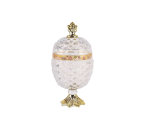 GLASS PINEAPPLE BIG VGC367L CANDY JAR (CAMELIA)